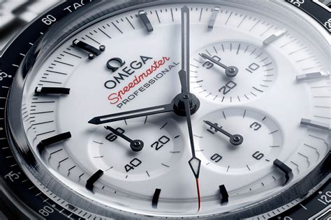 omega moon watch white dial|white dial omega speedmaster moonwatch.